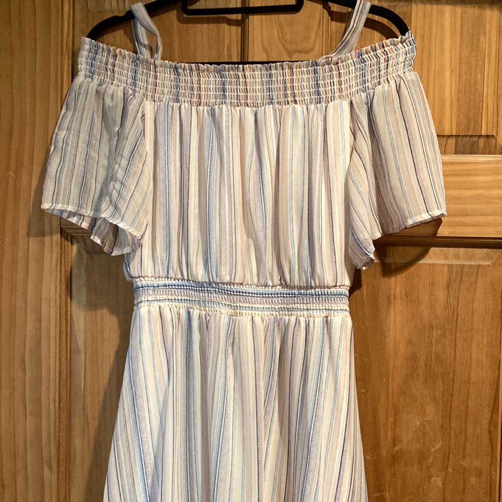 High Low Striped Dress Size Medium